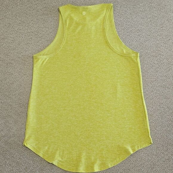 Calia Lustralux Light Green Heather Cutaway Athletic Tank Top - Size XS - Picture 5 of 10